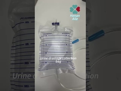ถุงปัสสาวะทิ้ง Urine Meter System Medical External Urine Bag 2000ml