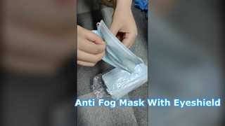 ดูเหตุใดจึงเลือกมาส์กหน้าแบบใช้แล้วทิ้งพร้อม Eyeshield Anti Fog และ Eye Protective พร้อม Tie On