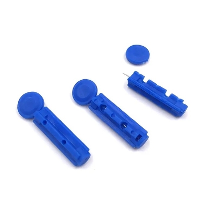 ซื้อ Lancets เลือดปลอดเชื้อความปลอดภัยแบบใช้แล้วทิ้งใช้เข็มทดสอบน้ำตาลทดสอบกลูโคสสำหรับ Lancets เลือดนิ้ว การผลิตออนไลน์