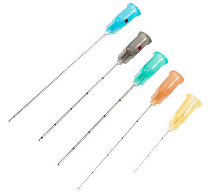 ซื้อ เข็มไมโครแคนนูล่าปลายทู่ขนาด 16G-30G พร้อมเข็มฉีดยาเพื่อความงาม SUS 304 การผลิตออนไลน์