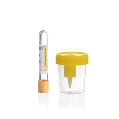 ซื้อ Disposable Urine Cup with Needle Vacuum Urine Specimen Collection Cup 60ml 90ml 100ml 120ml with Needle การผลิตออนไลน์