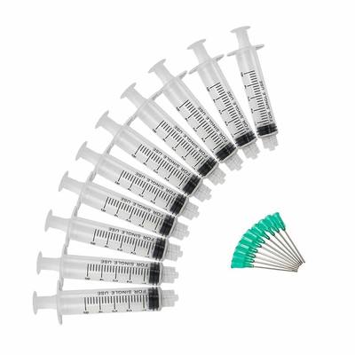 ซื้อ เข็มฉีดยาแบบใช้แล้วทิ้งทางการแพทย์พร้อมเข็มฉีดยาแบบล็อค Luer แบบรวมศูนย์ EO Sterile การผลิตออนไลน์