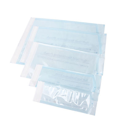 คุณภาพ  Durable Self-Sealing Flat Pouch with 3 Years Shelf Life for Class I Medical Instruments โรงงาน