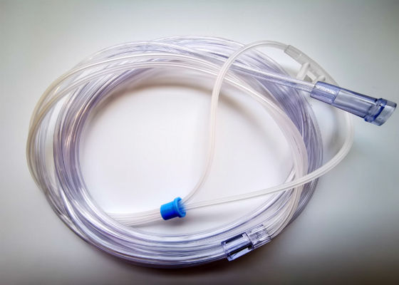 ซื้อ อายุรกรรมทางเดินหายใจตรงง่ามจมูก 2.1 ม. จมูกออกซิเจน Cannula สำหรับเด็ก การผลิตออนไลน์