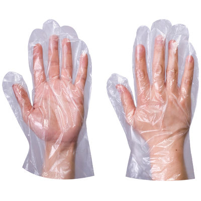 ราคาดี ถุงมือพลาสติกพอลิเทน HDPE PE ชัดเจนสําหรับโรงพยาบาลและครัวเรือน ออนไลน์