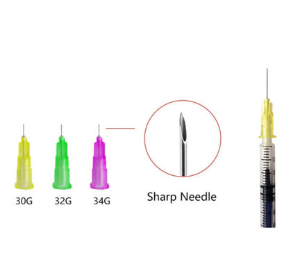 ราคาดี นวดความสวยงาม 34G 1.5MM 1.2MM นวดชุดเล็กสําหรับการฉีด ออนไลน์