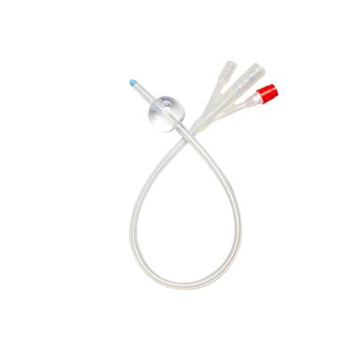 ราคาดี Sterile 3-Way Silicone Foley Catheter for Adult Use with Balloon Control in Fr 16-26 ออนไลน์