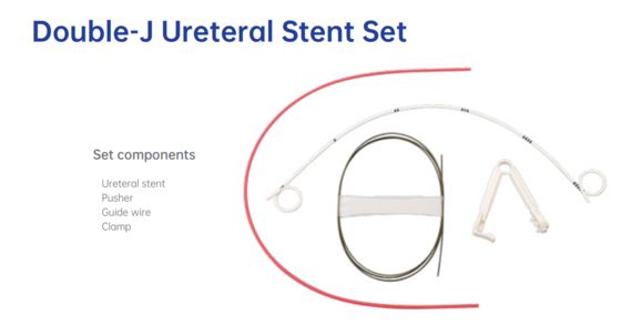ราคาดี Medical-Grade Double J Ureteral Stent Set – Class II PVC with 22mm-26mm Length for Optimal Urinary Healing ออนไลน์