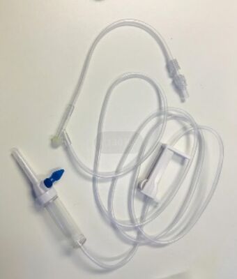 ราคาดี ชุดให้น้ำเกลือทางการแพทย์แบบใช้แล้วทิ้งพร้อมตัวควบคุมการไหลแบบปรับได้ 60 หยด/มล. สำหรับเด็ก ออนไลน์