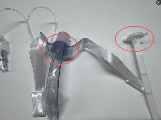 ราคาดี ท่อเจาะคอ PVC แบบมีปลอกหุ้มพร้อมปลอกหุ้มแรงดันต่ำปริมาณสูงความแข็ง Shore 80 และแถบเอกซเรย์ทึบแสงสำหรับการบำบัดระบบทางเดินหายใจ ออนไลน์