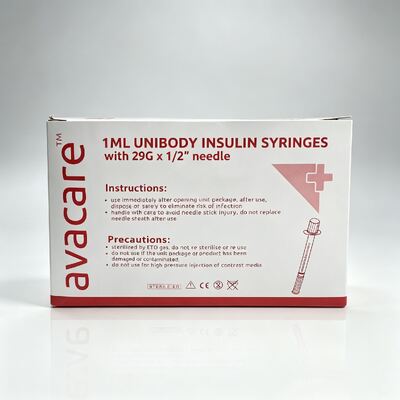 ราคาดี เข็มฉีดยาอินซูลิน AVACARE ขนาด 0.5cc 1cc แบบผนังปกติพร้อมฝาสีส้ม เข็มฉีดยาอินซูลินแบบใช้แล้วทิ้ง ออนไลน์