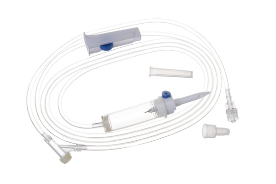 ราคาดี Admin Infusion Set ฆ่าเชื้อแบบใช้ครั้งเดียว ISO มาตรฐาน Y ตัวควบคุมการไหลของการฉีดแบบกำหนดเองการดูแลผู้ป่วยในหลอด ออนไลน์