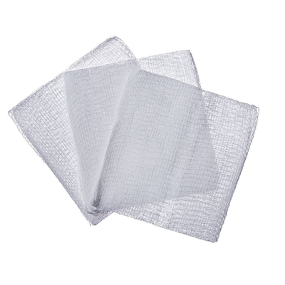 ราคาดี ทำจากผ้าฝ้าย 100% ผู้จัดจำหน่ายฟองน้ำผ้ากอซกับ CE Surgical Medical Sterile Absorbent Gauze Swab ผ้าพันแผลสีขาว ออนไลน์