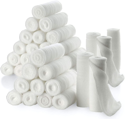 ราคาดี 90cm * 100yds ม้วนผ้าก๊อซทางการแพทย์ที่ไม่ผ่านการฆ่าเชื้อด้วย CE ISO Approved ออนไลน์